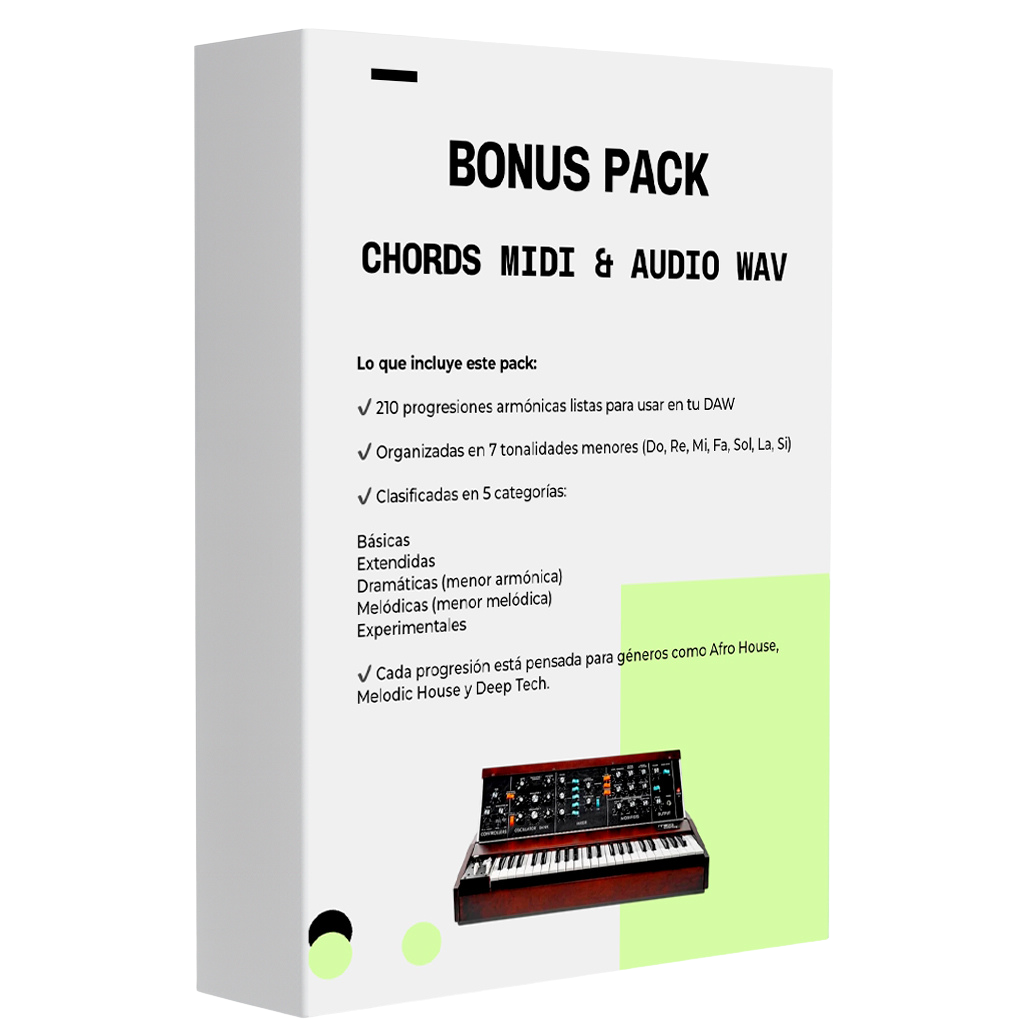 BONUS PACK CHORDS MIDI & AUDIO WAV
